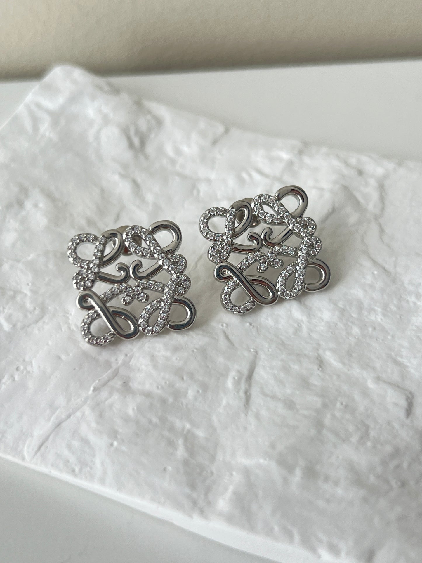 Boucle d'oreille Lou argent