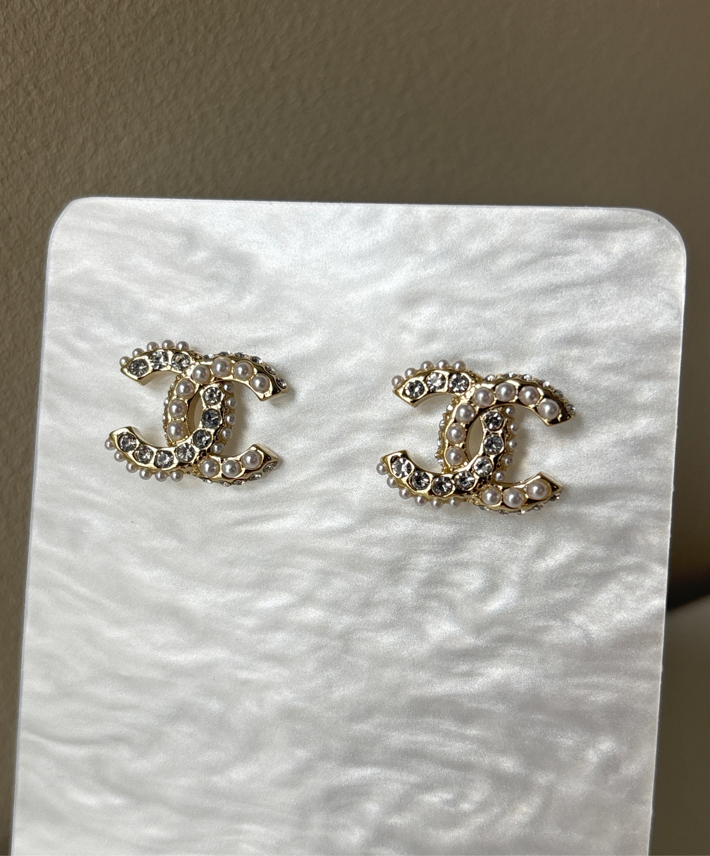 Boucles d’oreille strassy