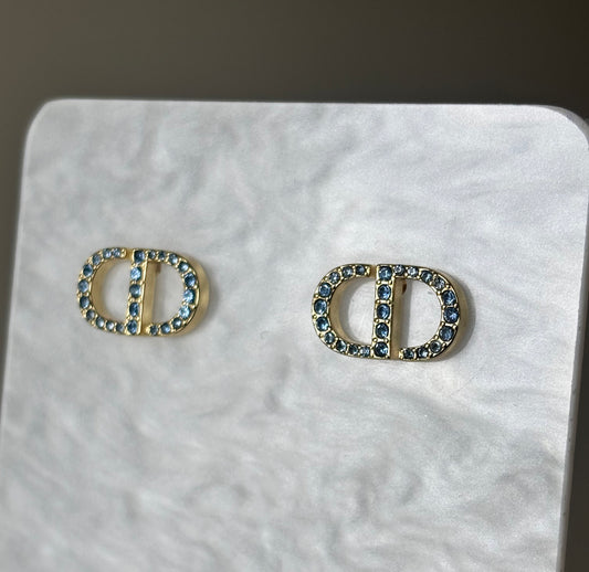 Boucles d’oreille blue