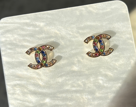 Boucle d’oreille multicolor